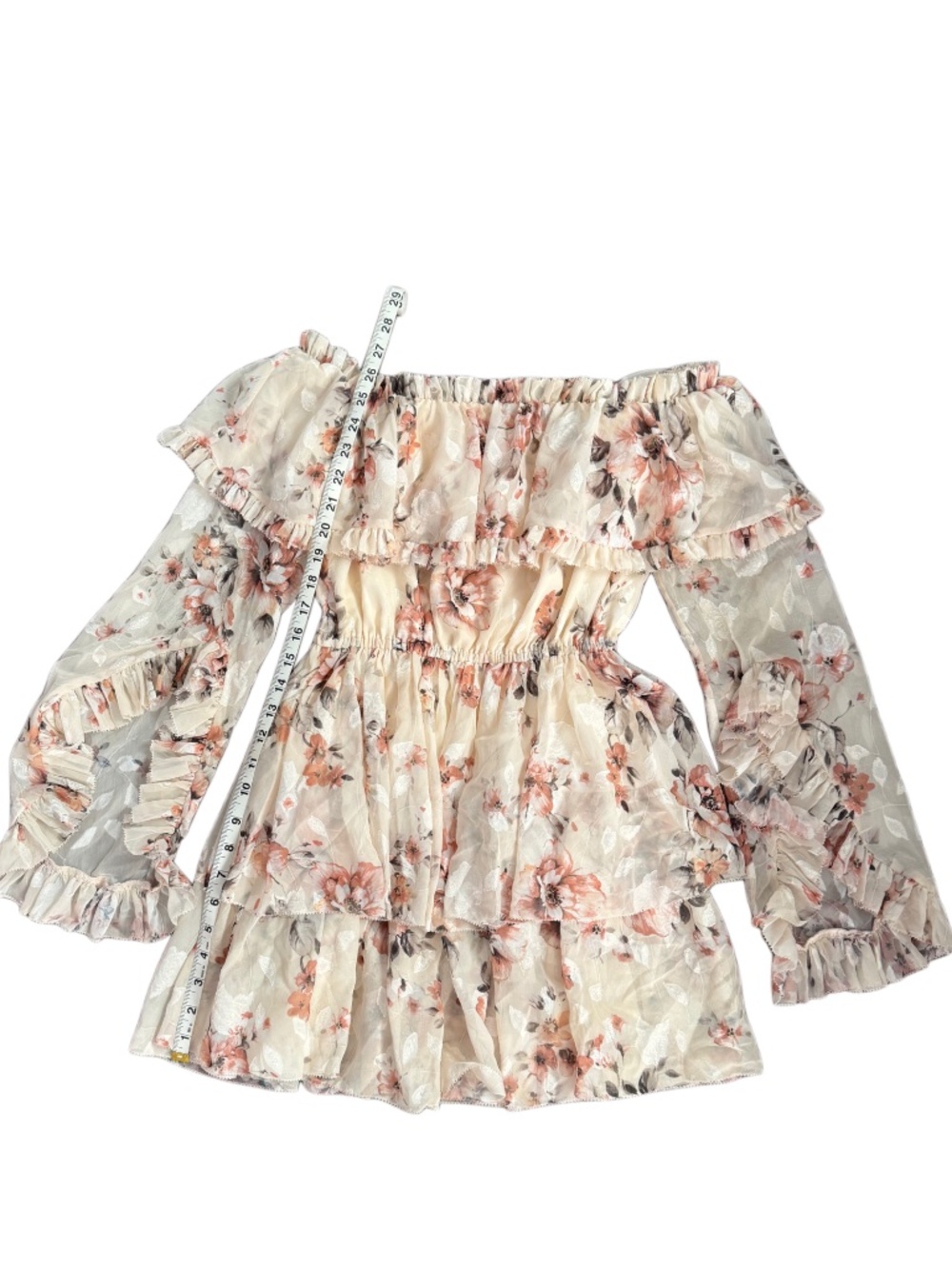 J.ING Devendra Off Shoulder Ruffle Floral Dress - Picture 5 of 8